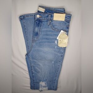 Altar'd State Light Blue High Rise Flare Jeans